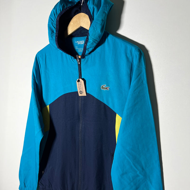 LACOSTE LIGHT WEIGHT PARACHUTE JACKET WITH HOOD