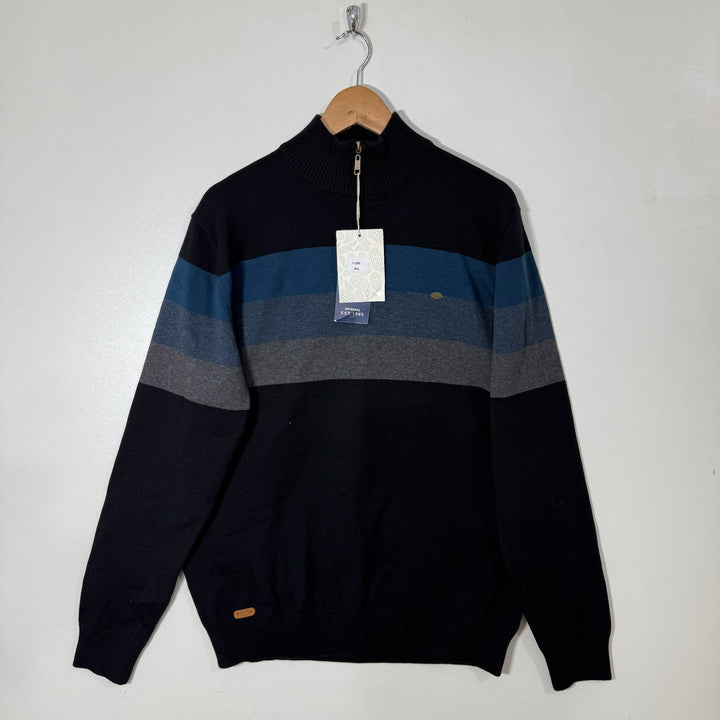 AIOPESON PREMIUM GOOD HALF ZIP COTTON SWEATER BRAND NEW