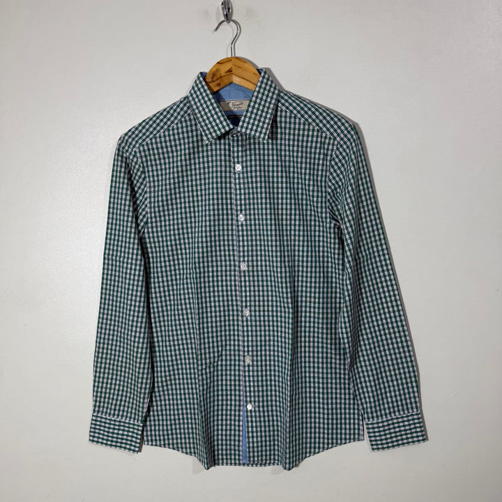 PENGUIN SLIM FIT COTTON CHECKERED SHIRT