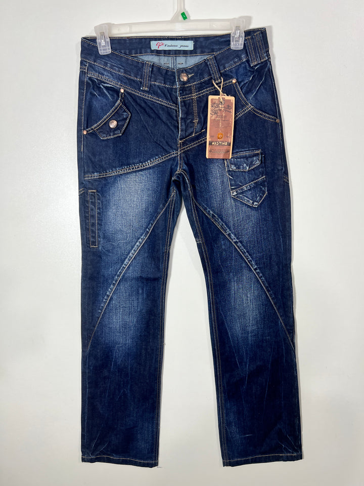 FASHION JEAUS STRAIGHT FIT DENIM PANT WITHOUT STRETCH