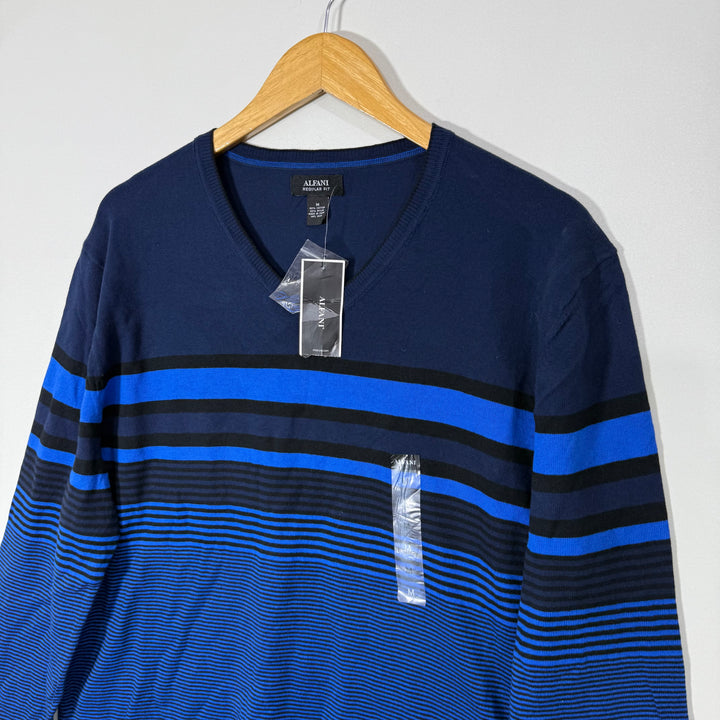 ALFANI V NECK COTTON SWEATER BRAND NEW