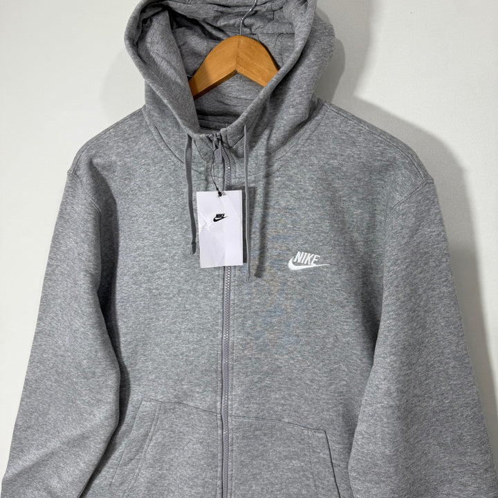 NIKE FLEECE JACKET BRAND NEW WITH HOOD GREY COLOUR