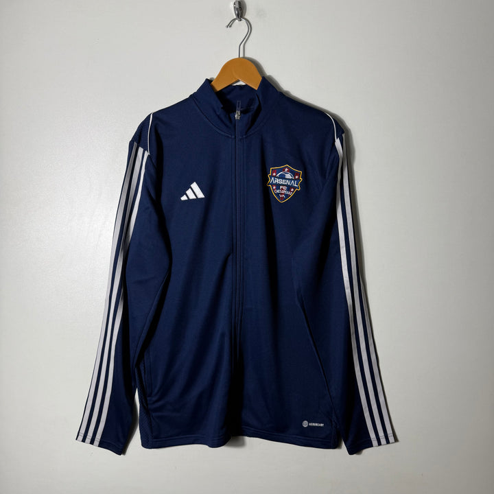 ADIDAS AEROREADY SPORT JACKET BLUE COLOUR