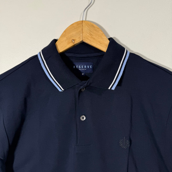 RESERVE COTTON POLO TSHIRT BLUE COLOUR