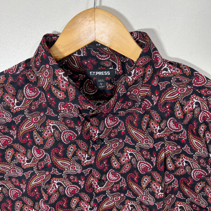 EXPRESS SLIM FIT PRINTED SHIRT