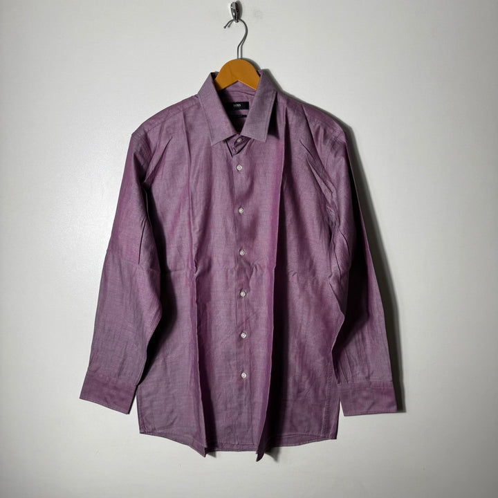 HUGO BOSS REGULAR FIT TEXTURE FORMAL SHIRT