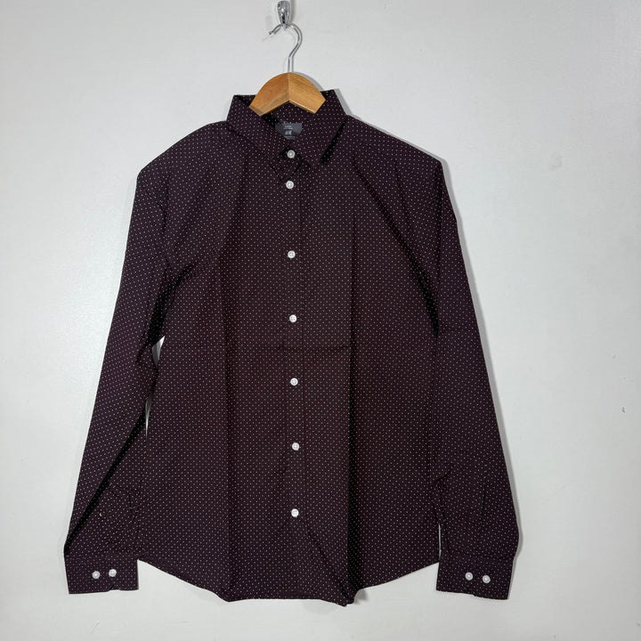 H&M SLIM FIT CASUAL COTTON SHIRT