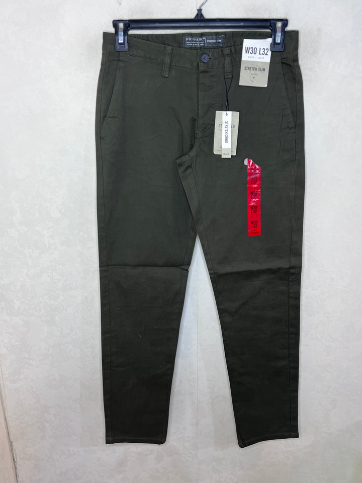 PRIMARK SLIM FIT COTTON CHINO PANT BRAND NEW WITH STRETCH