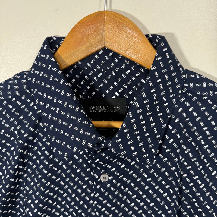 KENNETH COLE AWEARNESS HALF SLEEVES COTTON SHIRT
