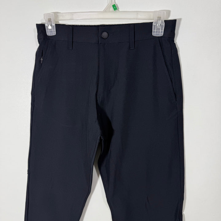MARC NEW YORK ANDREW MARC STRAIGHT FIT PERFORMANCE PANT WITH STRETCH BLACK COLOUR