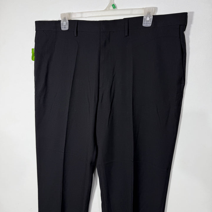 HAGGAR CLASSIC FIT PREMIUM STRETCH DRESS PANT BRAND NEW BLACK COLOUR