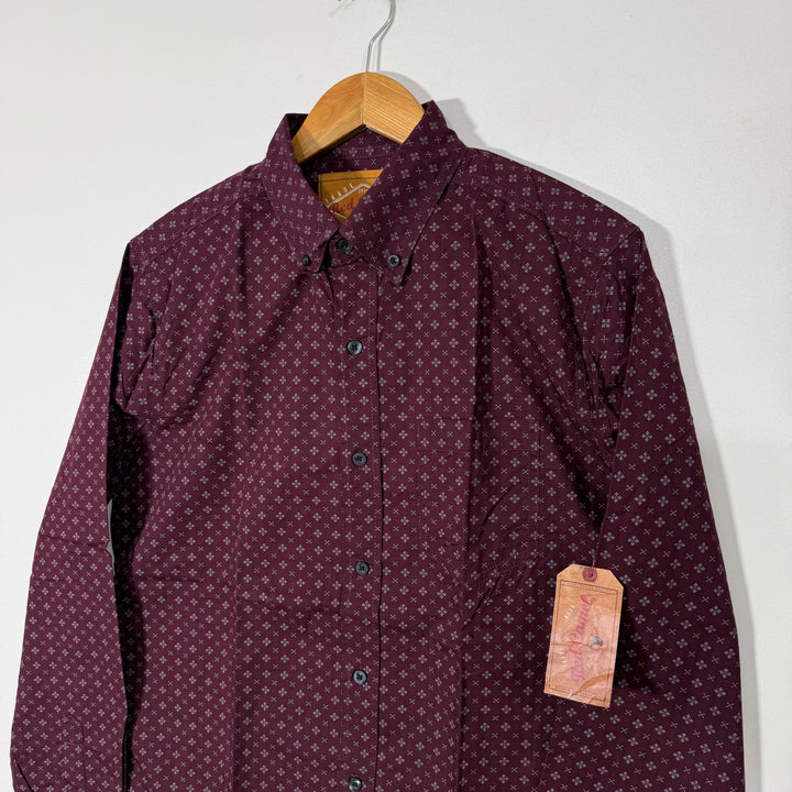 RED CAMEL BUTTON DOWN CASUAL COTTON SHIRT BRAND NEW