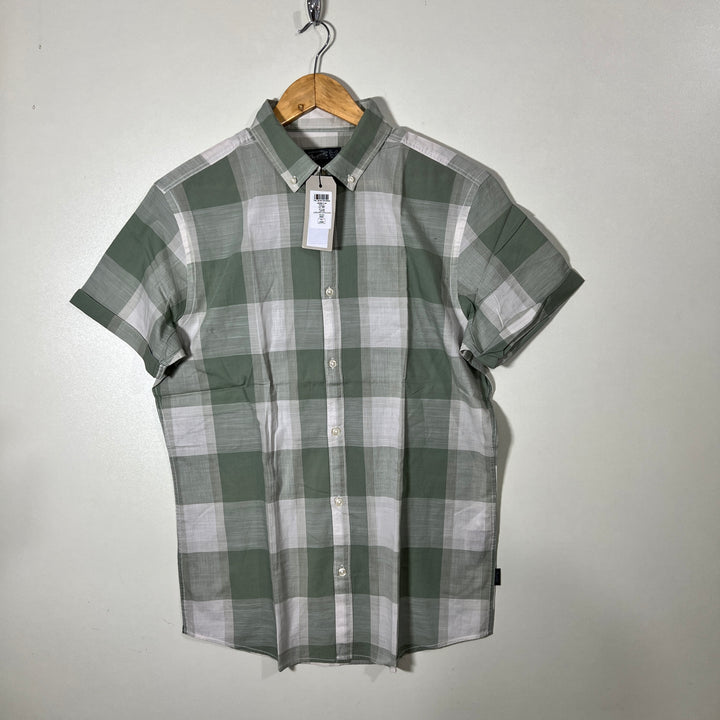 JACK & JONES BUTTON DOWN HALF SLEEVES SHIRT BRAND NEW