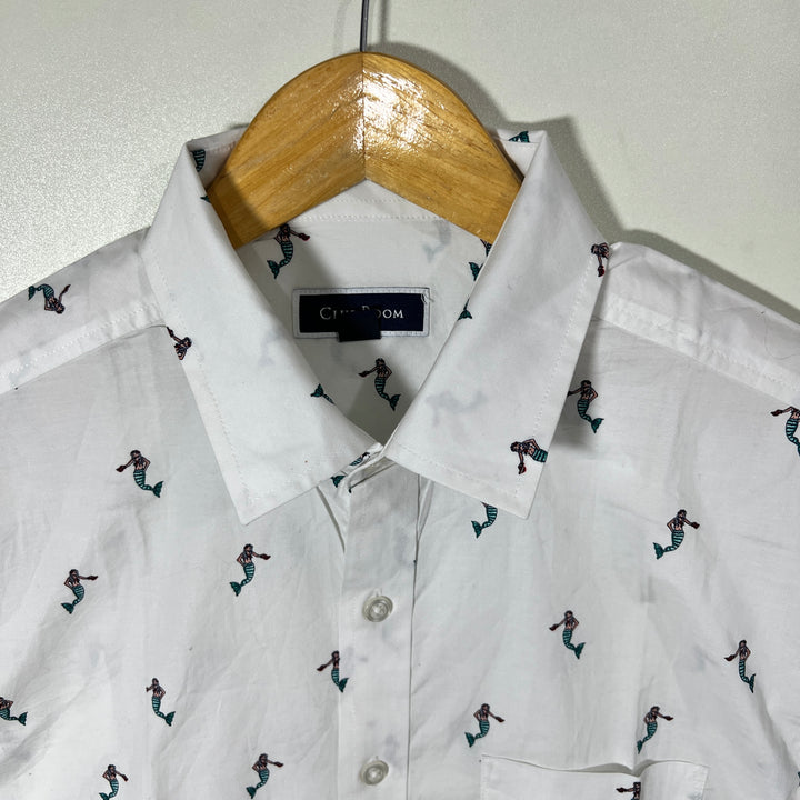 CLUB ROOM HALF SLEEVES COTTON SHIRT BRAND NEW