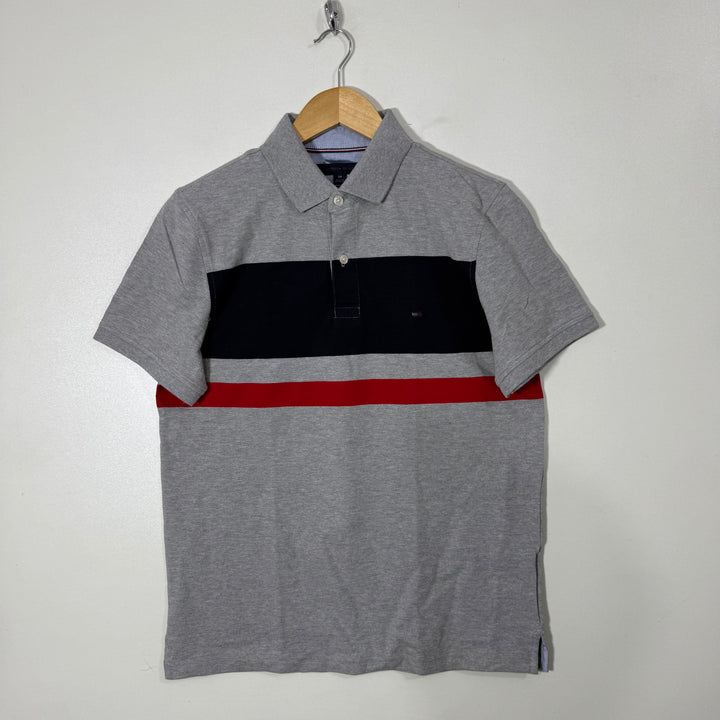 TOMMY HILFIGER CUSTOM FIT COTTON POLO TSHIRT