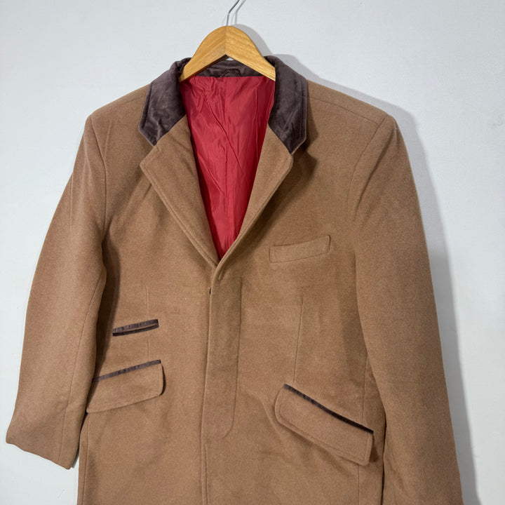 DE LA CRÈME WOOL & CASHMERE LONG COAT MADE IN ENGLAND BRAND NEW