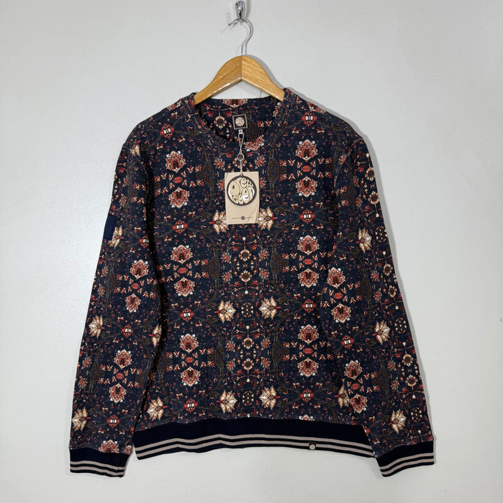PRETTYGREEN PRINTED SWEATSHIRT BRAND NEW INNER FLEECE