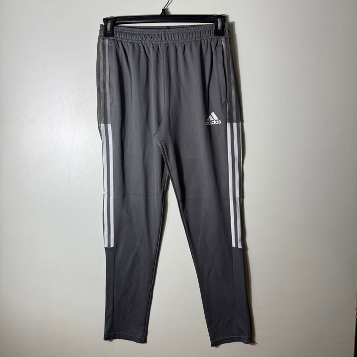 ADIDAS AEROREADY SPORT TROUSER WITH SIDE ZIP POCKETS GREY COLOUR