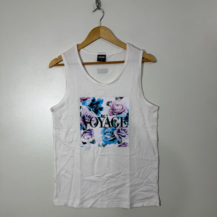 CAYLER SLEEVES LESS COTTON TSHIRT