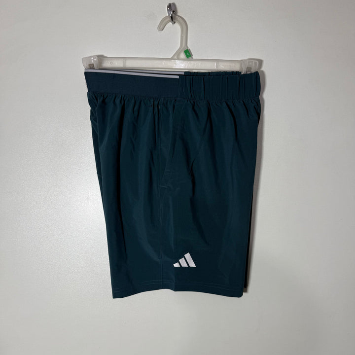 ADIDAS HYBRID PARACHUTE SPORT SHORT WITH STRETCH GREEN COLOUR