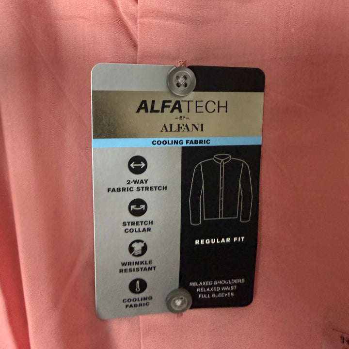 ALFANI REGULAR FIT PERFORMANCE SHIRT BRAND NEW WITH STRETCH