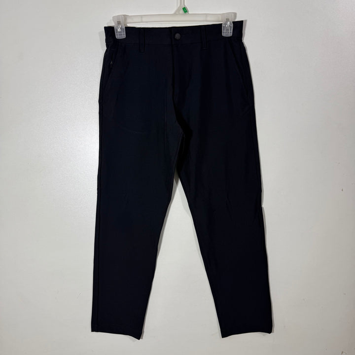 MARC NEW YORK ANDREW MARC STRAIGHT FIT PERFORMANCE PANT WITH STRETCH BLACK COLOUR