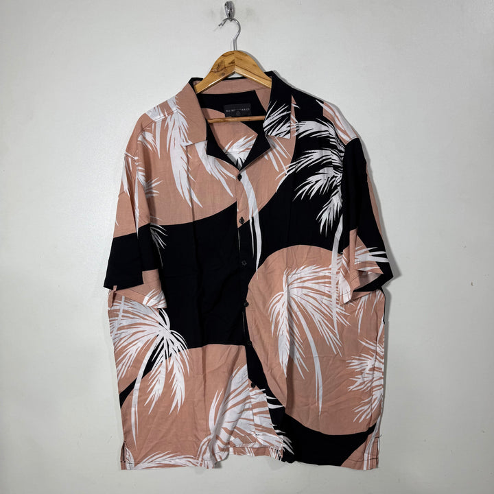 NO BOUNDARIES CUBAN COLLLAR HALF SLEEVES HAWAI SHIRT