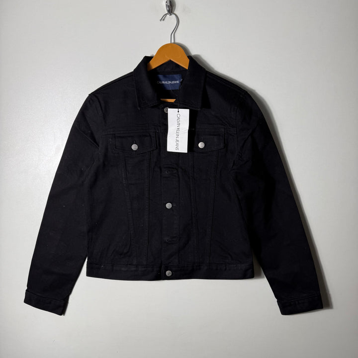 CALVIN KLEIN JEANS WOMEN DENIM JACKET BRAND NEW BLACK COLOUR