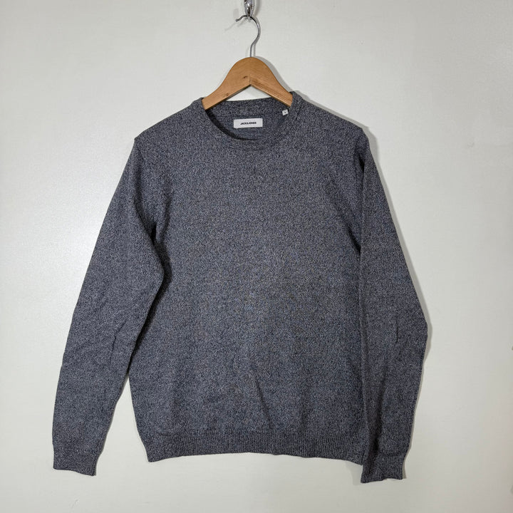JACK & JONES COTTON SWEATER GREY COLOUR