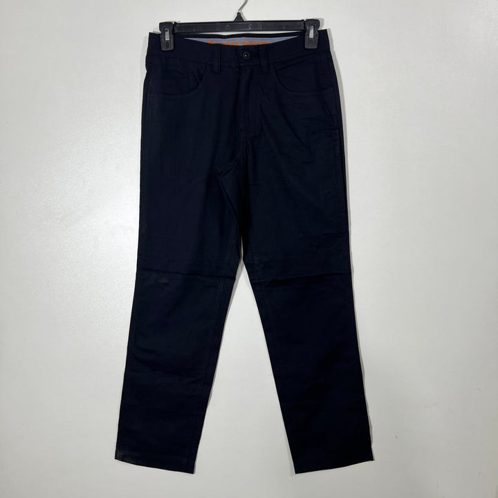 SIERRA DESIGNS STRAIGHT FIT COTTON PANT WITH STRETCH BLACK COLOUR