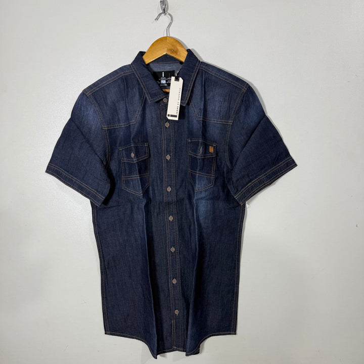 BUFFALO HALF SLEEVES DENIM SHIRT BRAND NEW