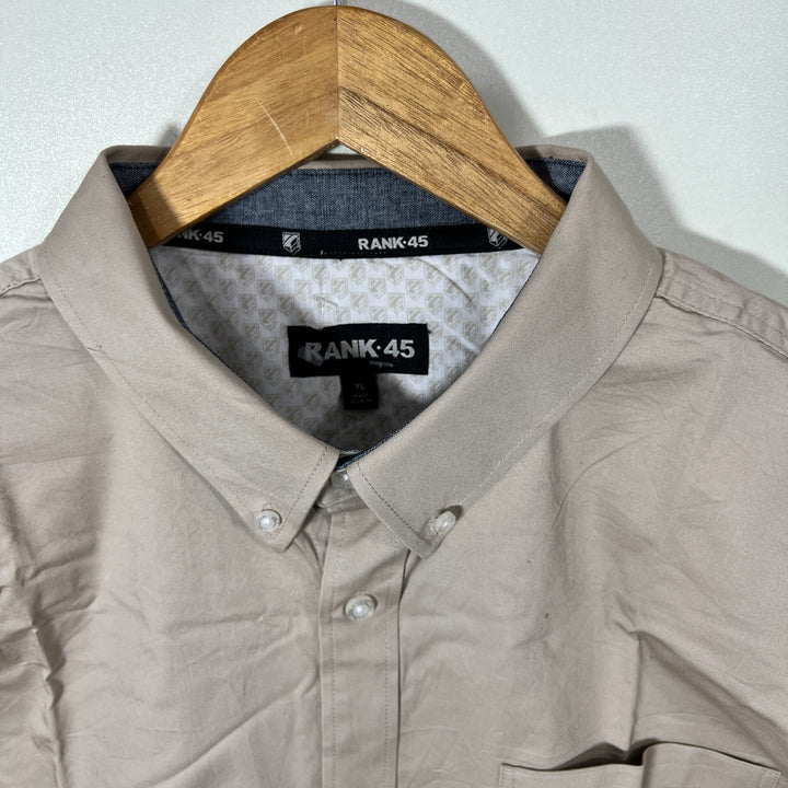 RANK.45 BUTTON DOWN OXFORD COTTON SHIRT BRAND NEW