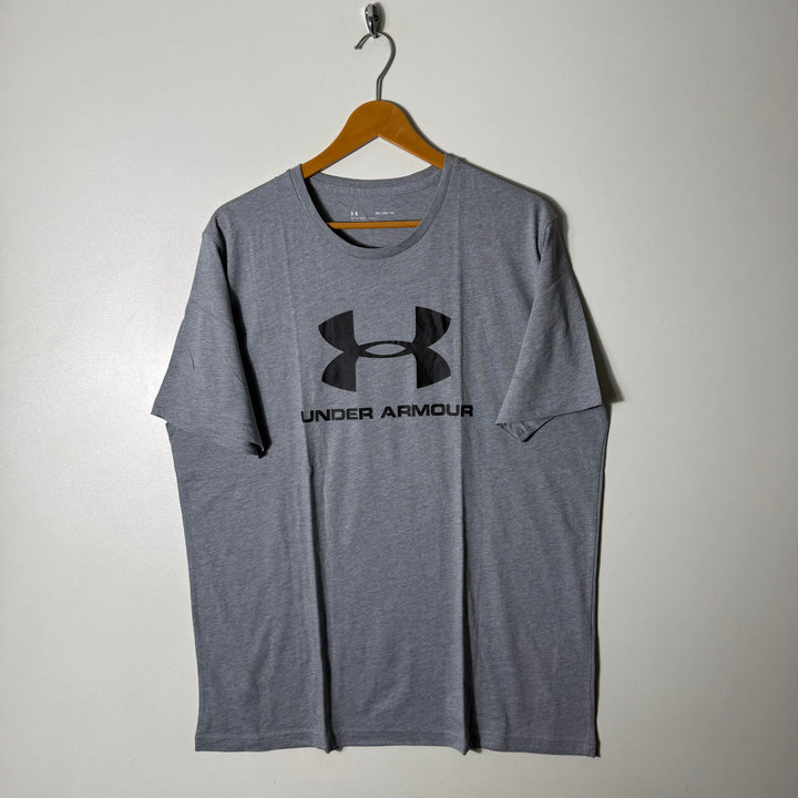 UNDER ARMOUR COTTON TSHIRT GREY COLOUR