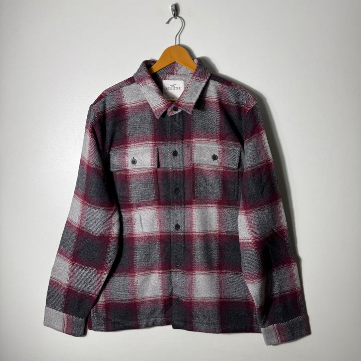 HOLLISTER CO CRUISER PLAID WOOL JACKET BRAND NEW