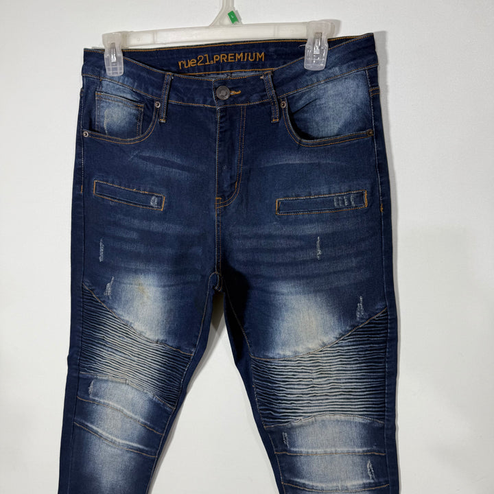 RUE21 SKINNY FIT RIPED JEANS WITH STRETCH