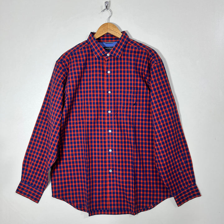 NAUTICA CLASSIC FIT CHECKERED SHIRT