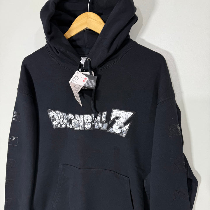 UNIQLO OVERSIZED DROOPED SHOULDER SWEAT HOODIE BRAND NEW INNER FLEECE BLACK COLOUR