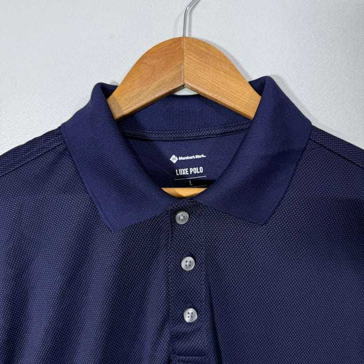 MEMBERS MARK SPORT POLO TSHIRT BLUE COLOUR