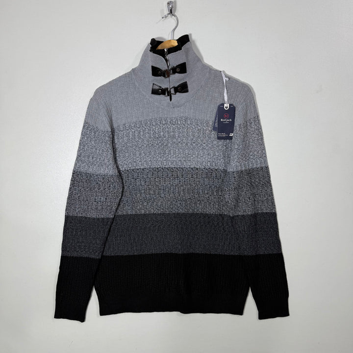 RED JACK HALF ZIP KNITED SWEATER BRAND NEW