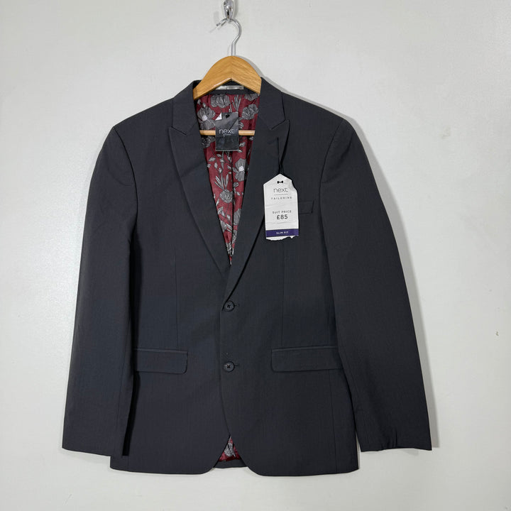 NEXT SLIM FIT MACHINE WASHABLE BLAZER JACKET BRAND NEW GREY COLOUR
