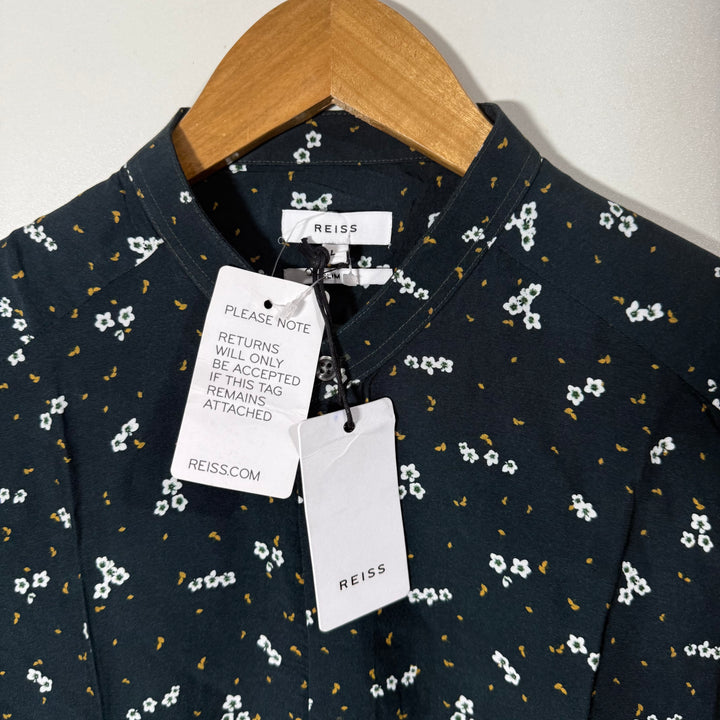 REISS SLIM FIT BEN COLLAR PRINTED HAWAI SHIRT BRAND NEW