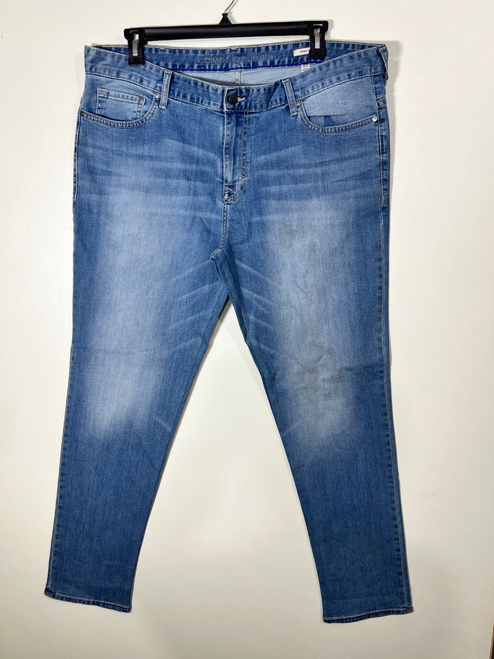 CALVIN KLEIN JEANS STRAIGHT FIT DENIM PANT