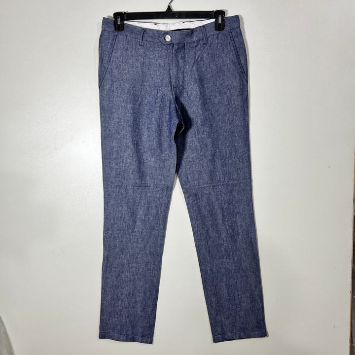 ZARA MAN STRAIGHT FIT LINEN PANT