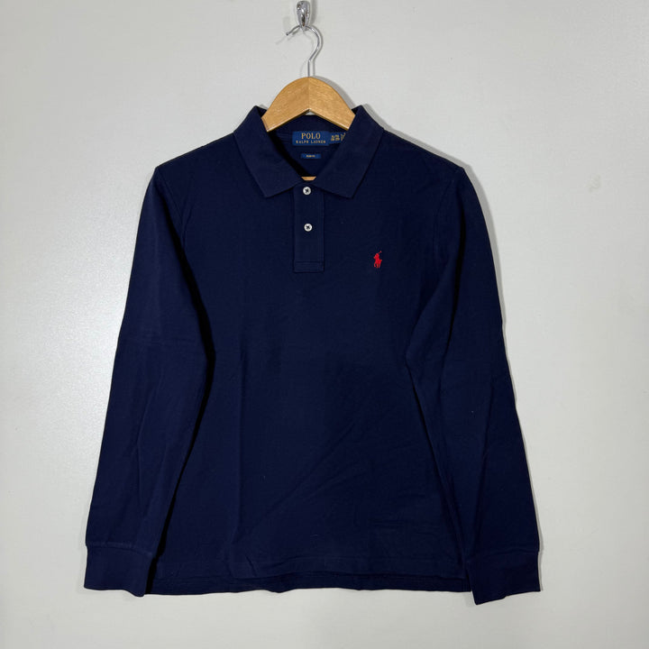 RALPH LAUREN POLO LONG SLEEVES COTTON POLO TSHIRT