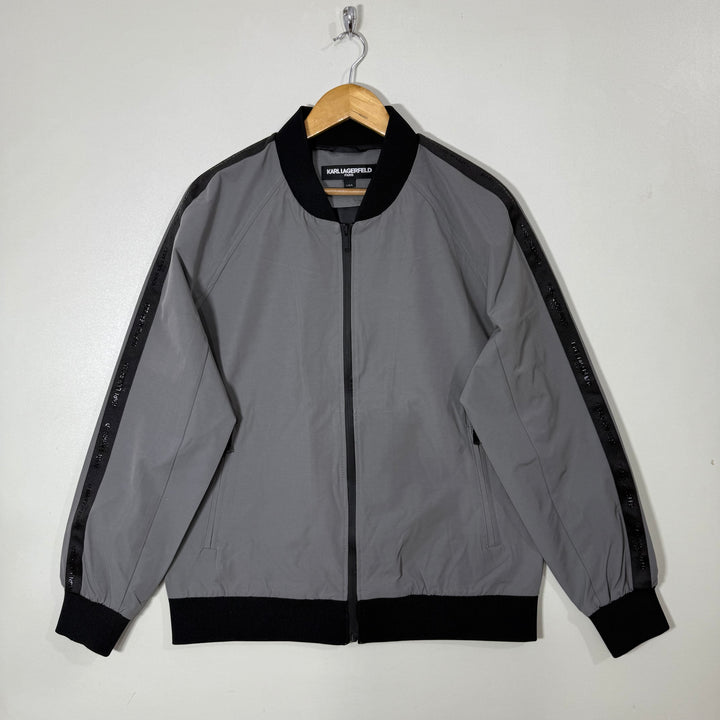 KARLLAGERFELD BEN COLLAR BOMBER JACKET