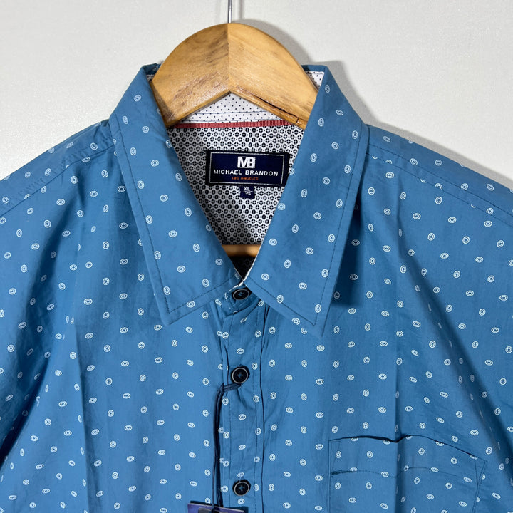 MICHAEL BRANDON HALF SLEEVES SHIRT BRAND NEW