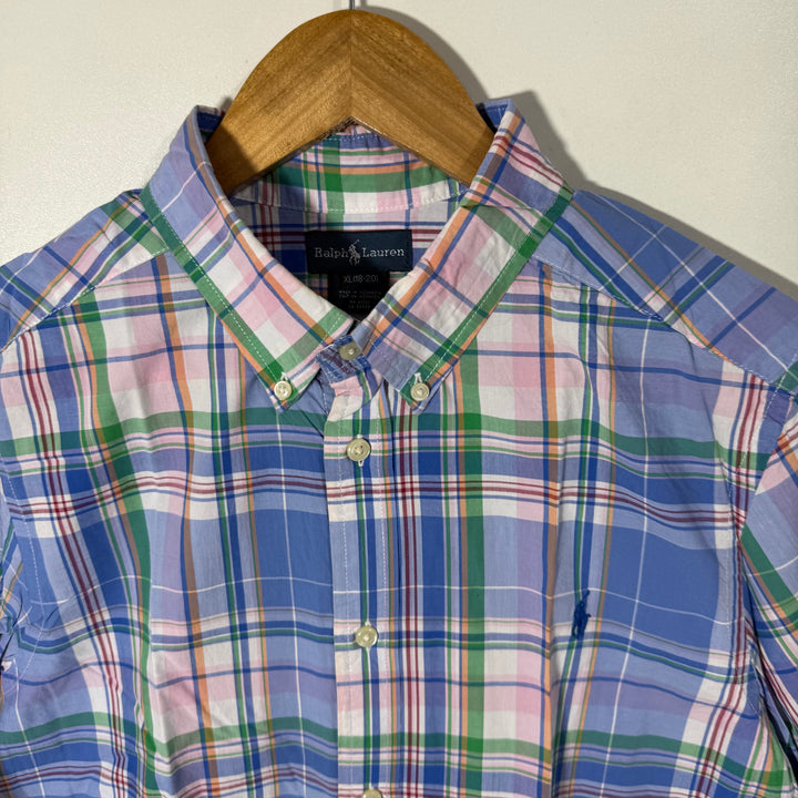 RALPH LAUREN POLO BUTTON DOWN CASUAL  COTTON SHIRT