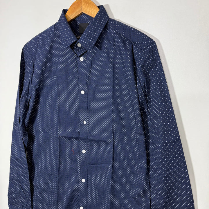 H&M SLIM FIT COTTON SHIRT BLUE COLOUR