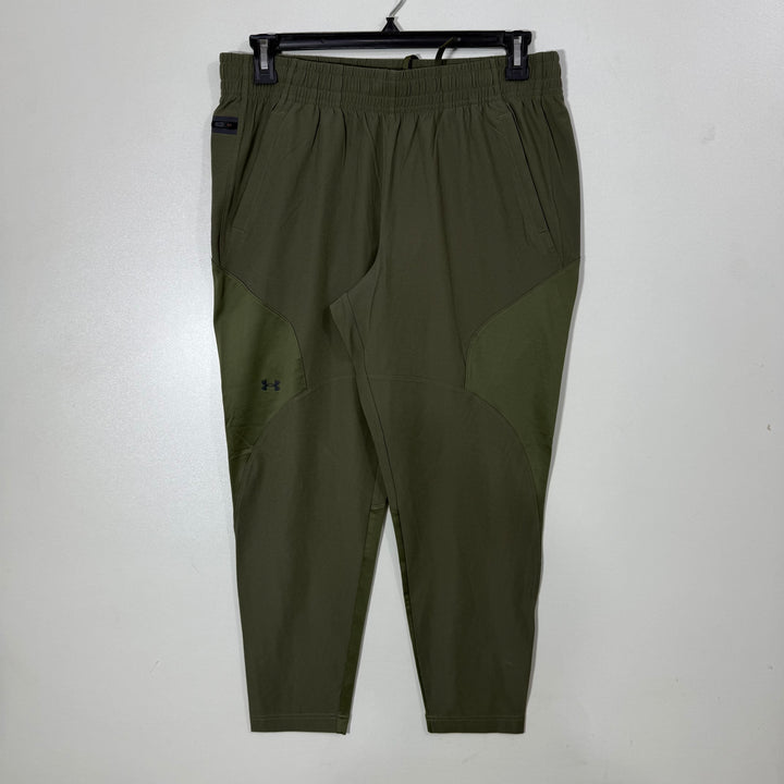 UNDER ARMOUR HYBRID PARACHUTE RUNNING SPORT TROUSER GREEN COLOUR