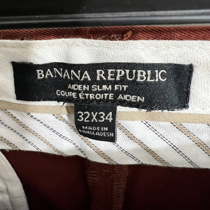 BANANA REPUBLIC SLIM FIT COTTON CHINO PANT WITH STRETCH
